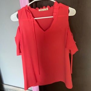 Vibrant Coral Top